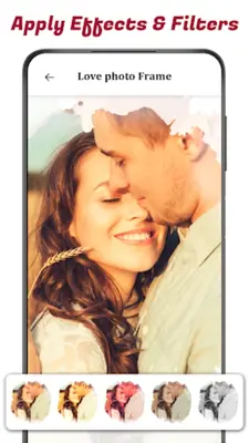 Romantic Love Photo Frame android App screenshot 2