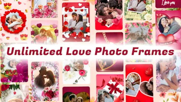 Romantic Love Photo Frame android App screenshot 5