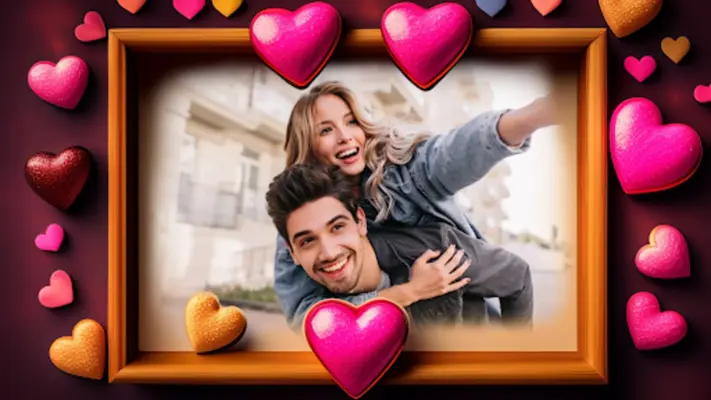 Romantic Love Photo Frame android App screenshot 6